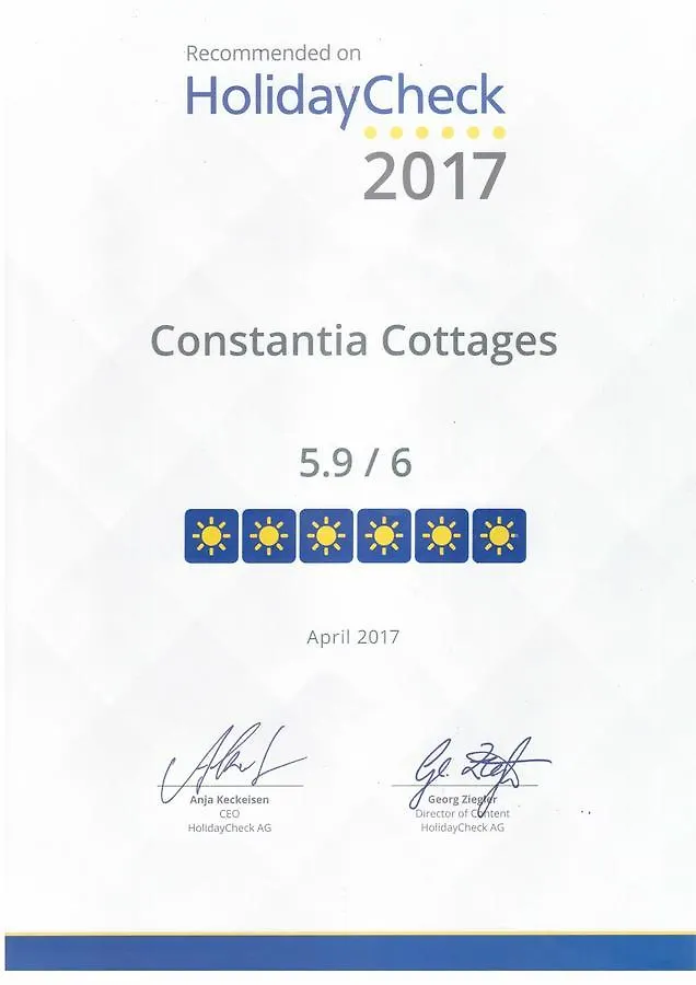 **** Bed & Breakfast Constantia Cottages South Africa